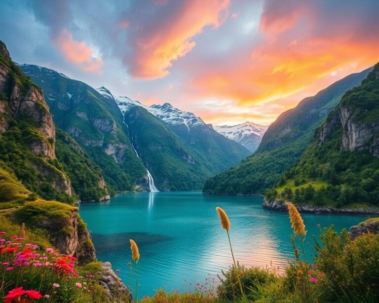 Welke natuurgebieden bezoek je in Noorwegen?