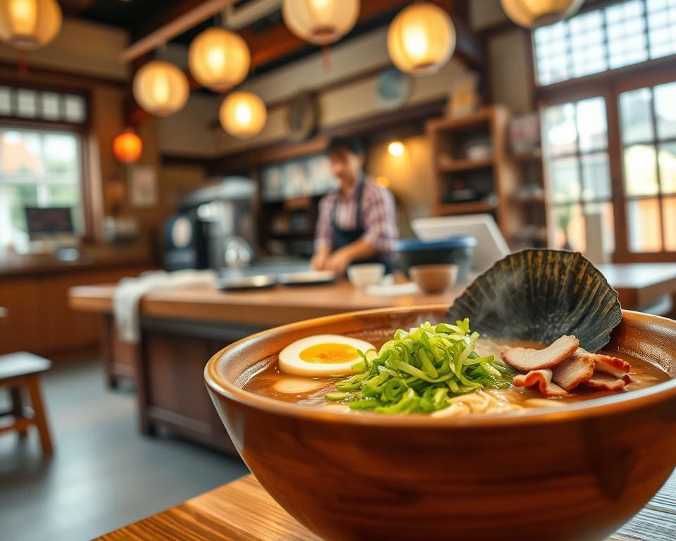 Welke restaurants serveren traditionele ramen in Japan?