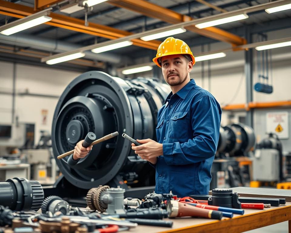 Werken in onderhoud en service