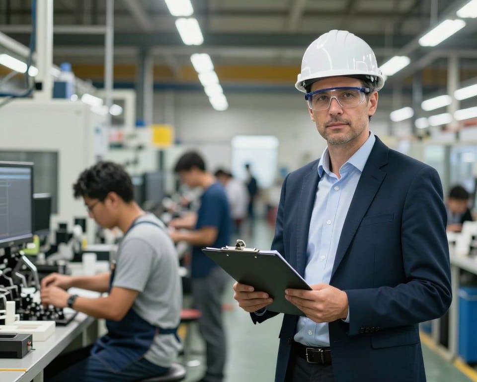 Wat doet een productiemanager in een fabriek?