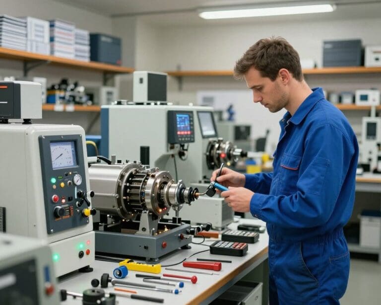 Wat doet een servicemonteur bij industriële machines?