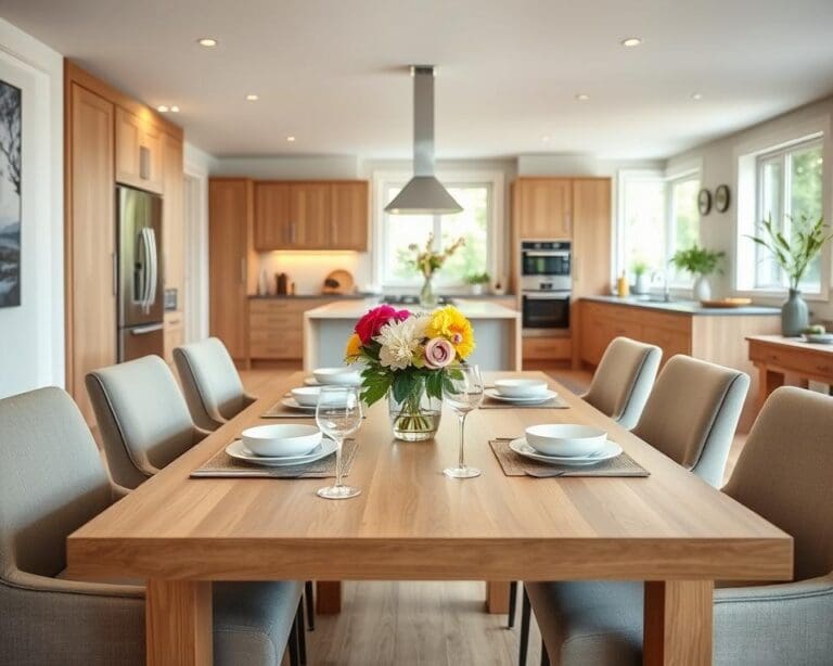 Welke eettafel past het best in een moderne woonkeuken?