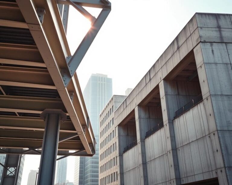 staalconstructie vs betonbouw