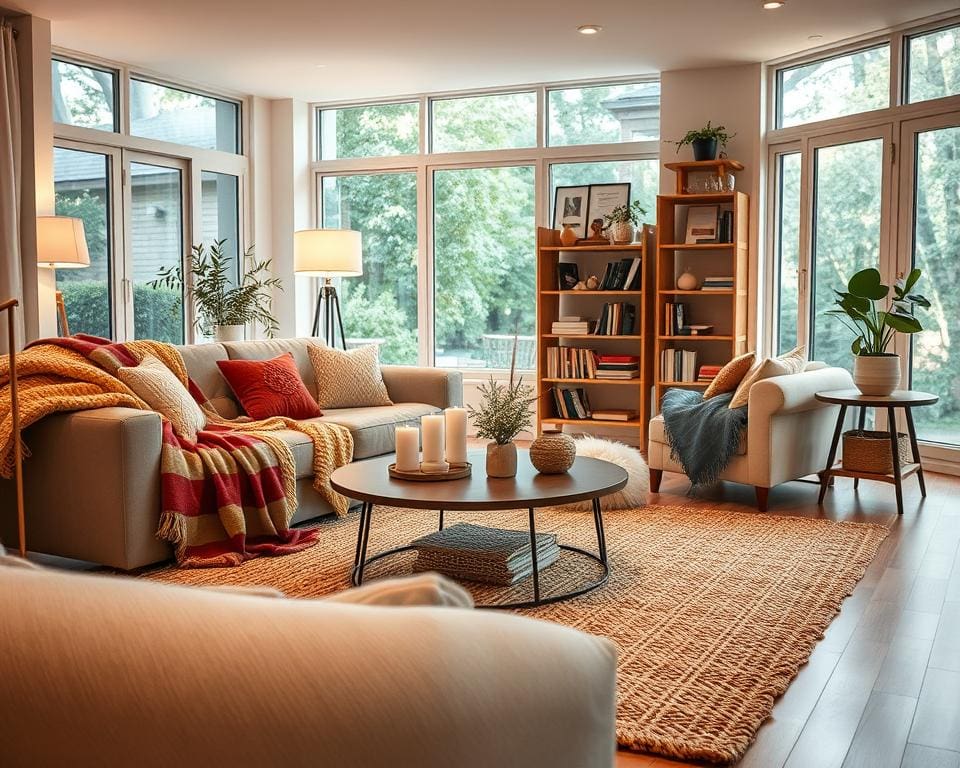 woonkamer gezellig maken