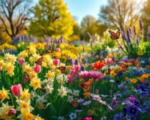 bloemen vlinders voorjaar