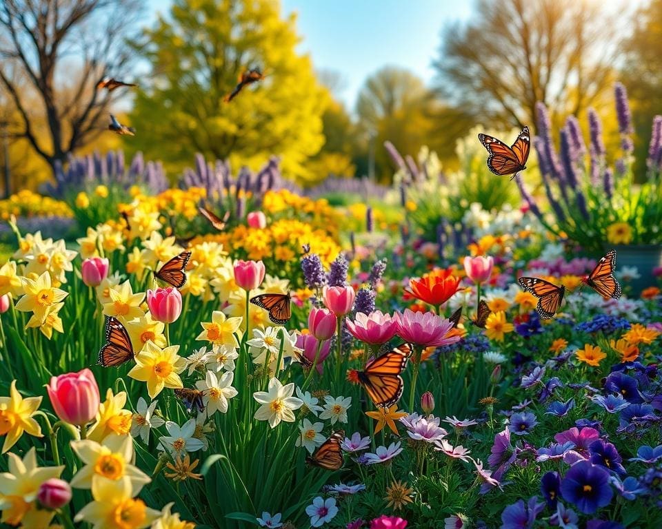 bloemen vlinders voorjaar