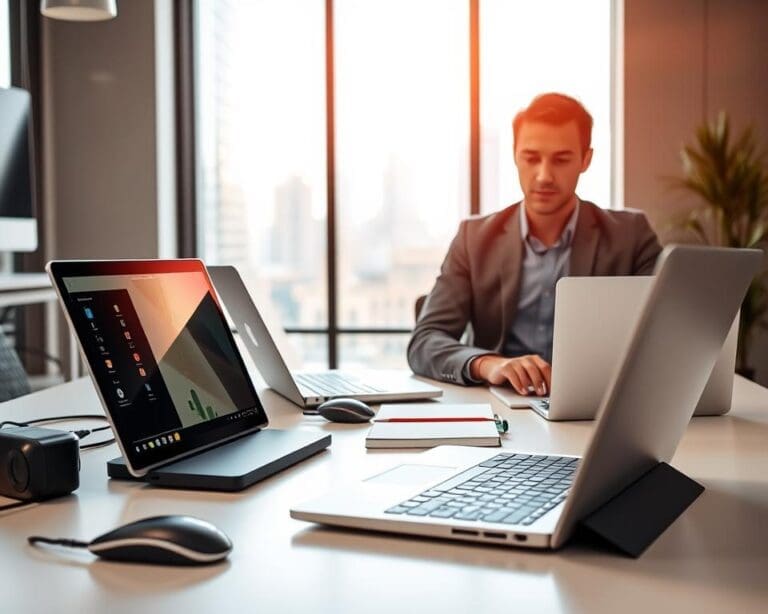 zakelijke laptops hybride werken