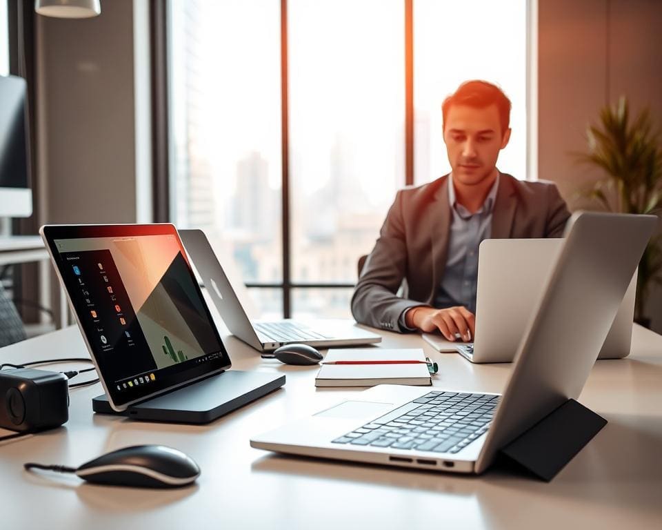 zakelijke laptops hybride werken