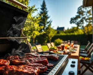 barbecue slow cooking