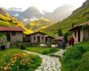 bergdorpen Albanië