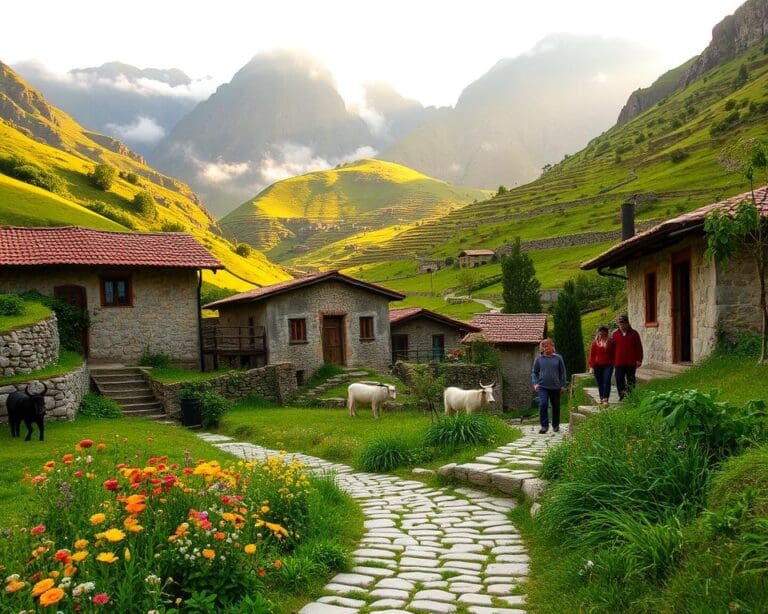 bergdorpen Albanië