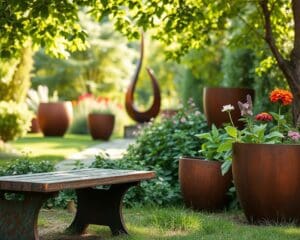 cortenstaal tuin