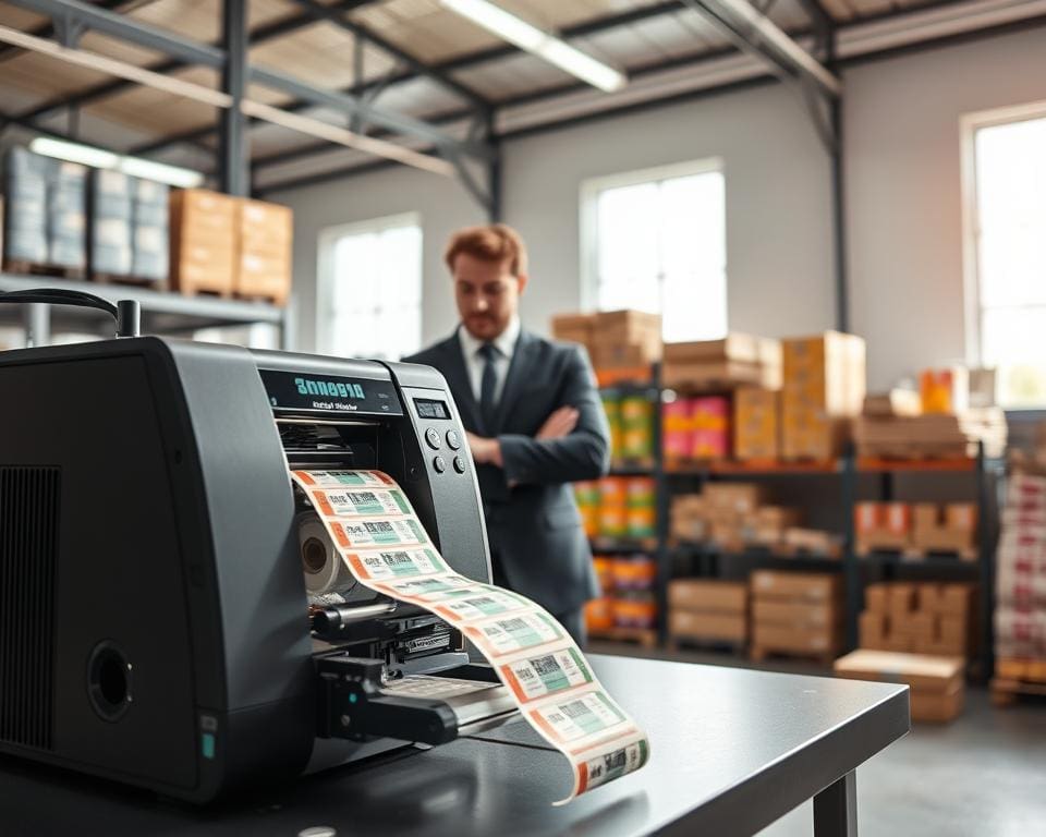 industriële labelprinter