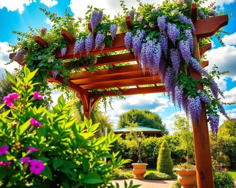klimplanten pergola