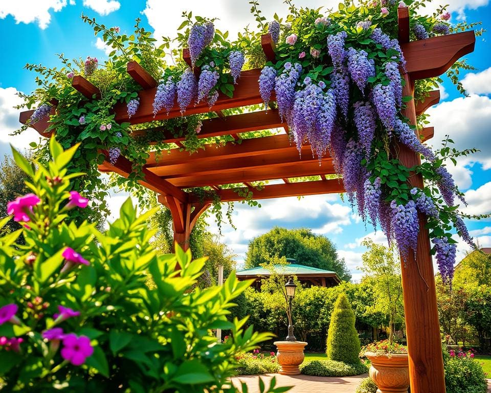 klimplanten pergola