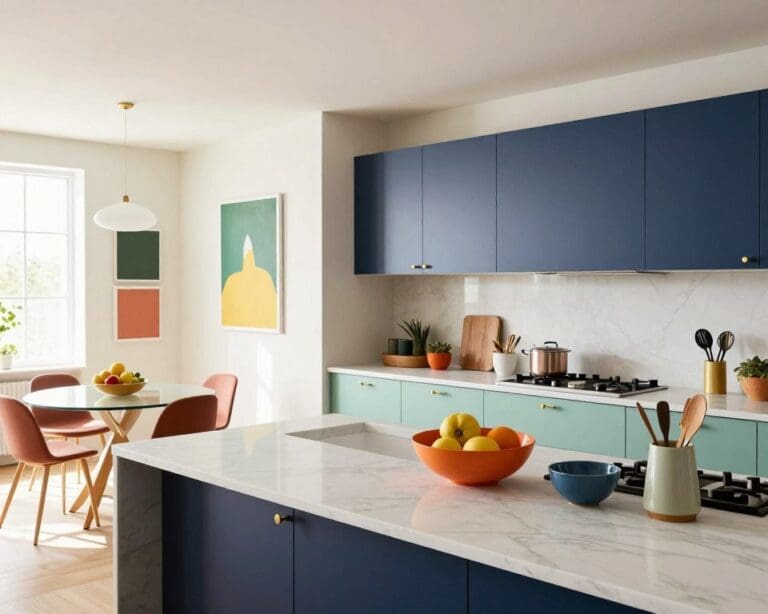 kleuren moderne woonkeuken